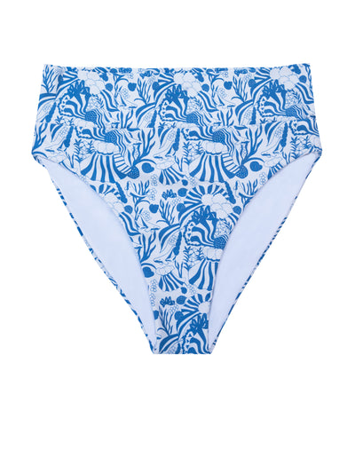 Mimmi High waist bottom Dreamy Ocean blue