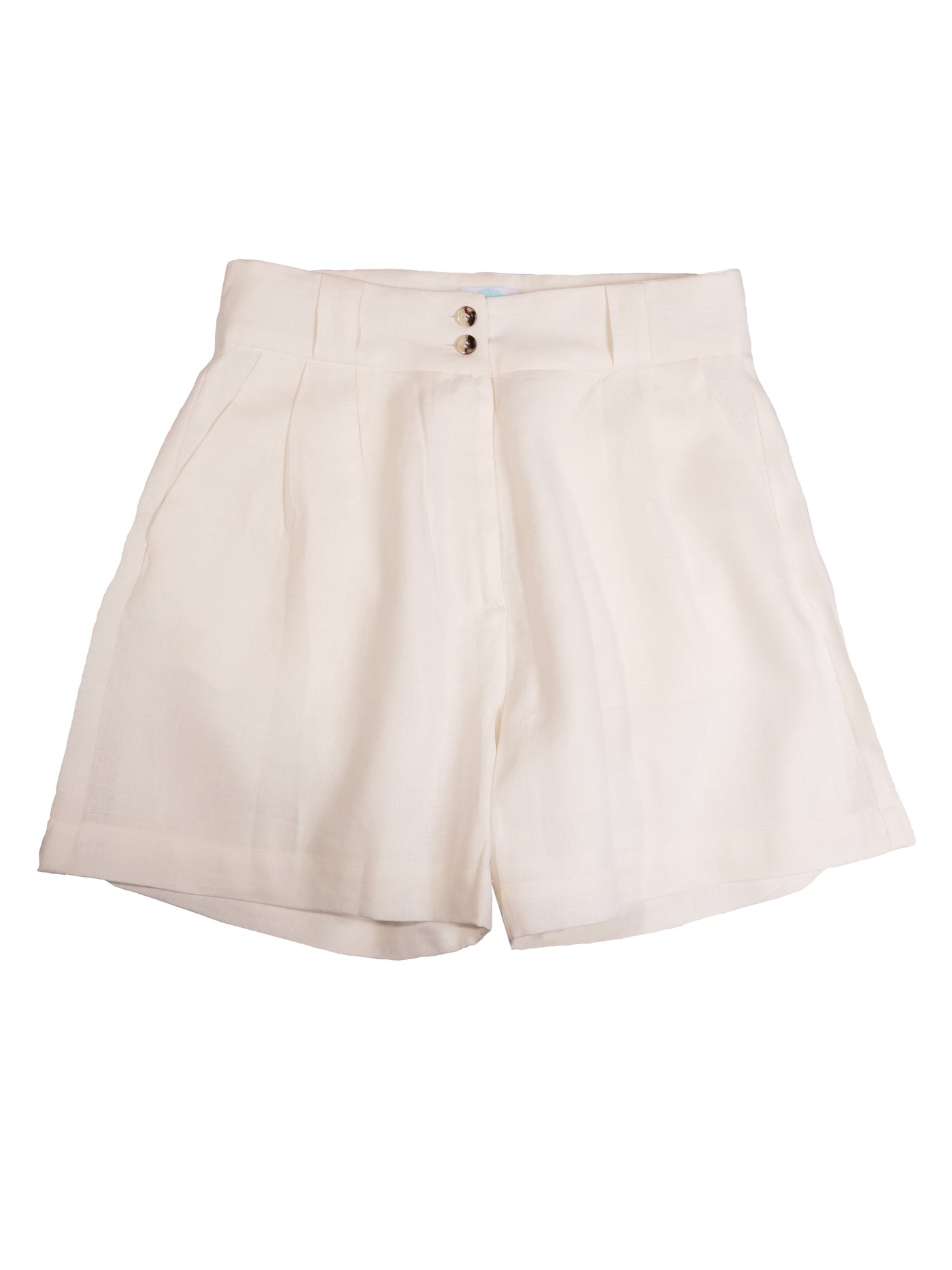 Tulum High waisted linen shorts Benvit